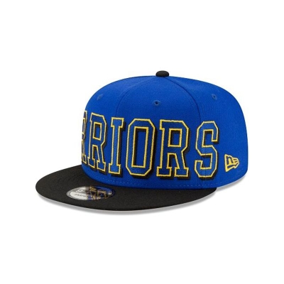 Golden State Warriors Gorra | New Era NBA Block Font 9fifty Snapback Cap Mexico - Azules
